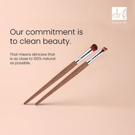 skinChemists US - Dr Botanicals Coffee Ground Set Of 2 Eye Brushes Twin Value Savings Pack