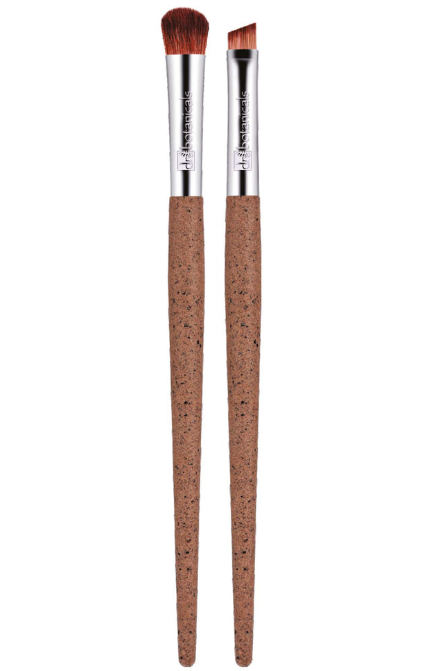 skinChemists US - Dr Botanicals Coffee Ground Set Of 2 Eye Brushes Twin Value Savings Pack