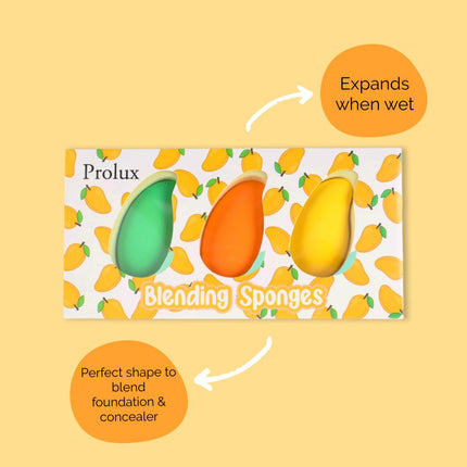 Prolux Cosmetics - Mango Blending Sponge Set