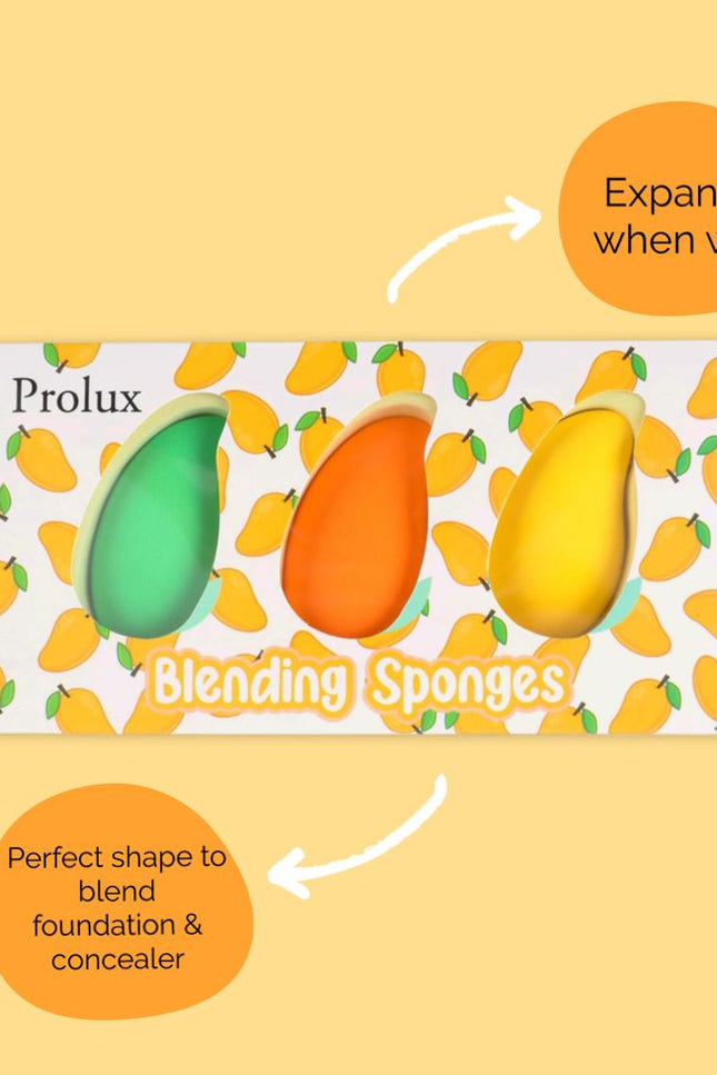 Prolux Cosmetics - Mango Blending Sponge Set