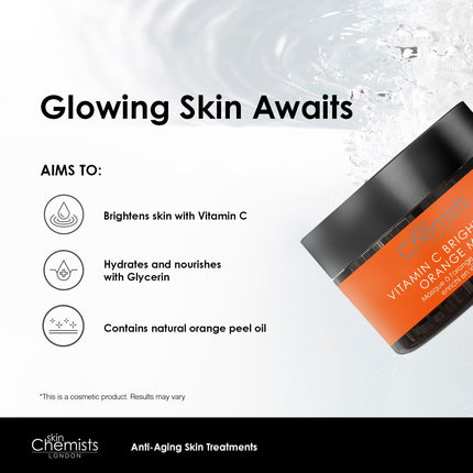 skinChemists US - skinChemists Vitamin C Brightening Orange Mask 50ml Twin Value Savings Pack