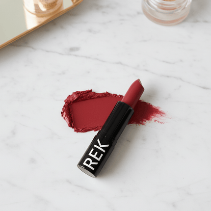 REK Cosmetics - REK Matte Lipstick — Luxury Clean, Long-Lasting Vegan Formula | REK Cosmetics