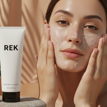 REK Cosmetics - Micro-Derm Cleanser – Exfoliating & Renewing | REK Cosmetics
