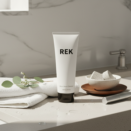 REK Cosmetics - Micro-Derm Cleanser – Exfoliating & Renewing | REK Cosmetics