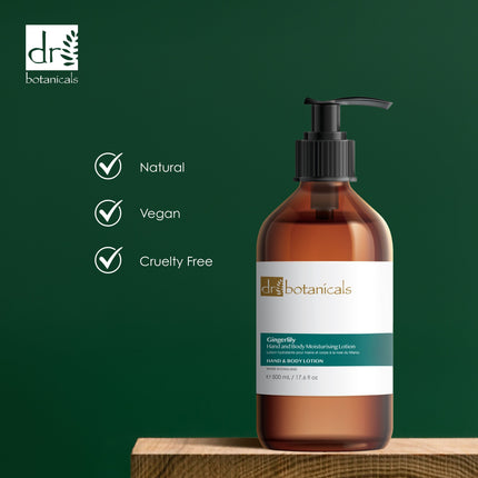 skinChemists US - Dr Botanicals Gingerlily Hand & Body Moisturising Lotion 500ml Twin Value Savings Pack