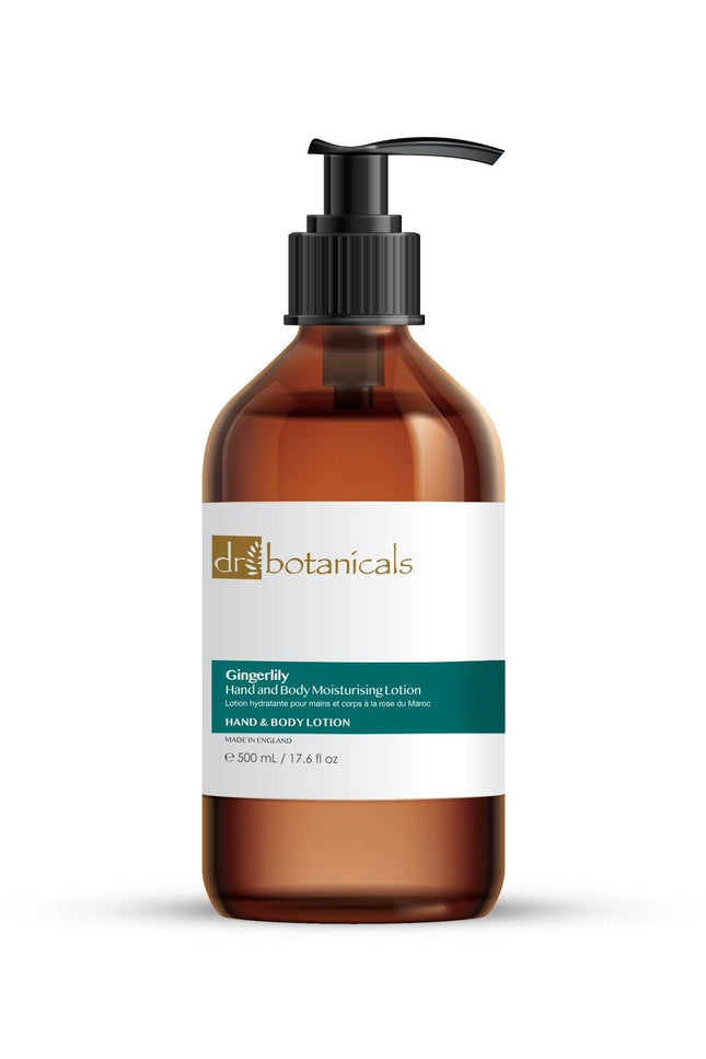 skinChemists US - Dr Botanicals Gingerlily Hand & Body Moisturising Lotion 500ml Twin Value Savings Pack