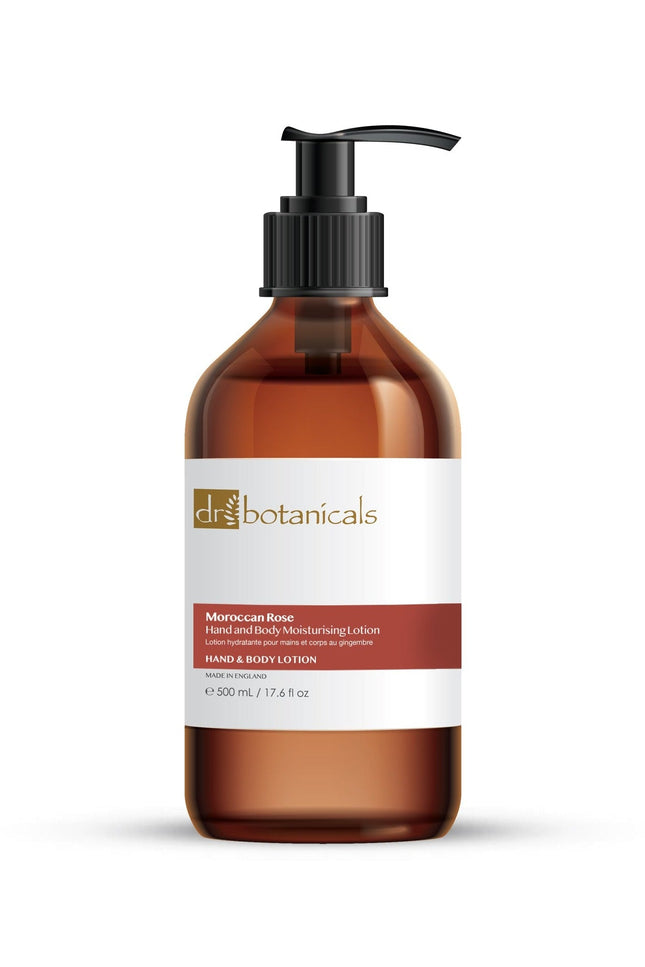 skinChemists US - Dr Botanicals Moroccan Rose Hand & Body Moisturising Lotion 500ml Twin Value Savings Pack