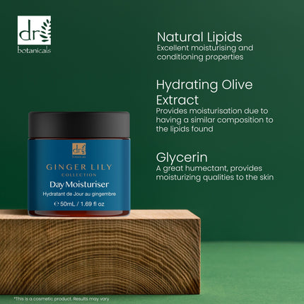 skinChemists US - Dr Botanicals Gingerlily Day Moisturiser 50ml Twin Value Savings Pack