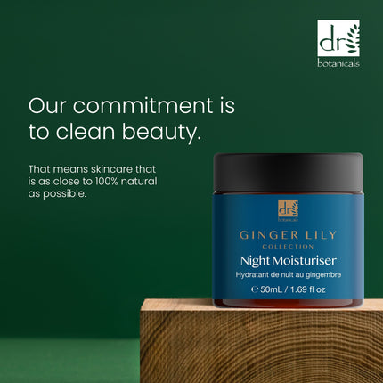 skinChemists US - Dr Botanicals Gingerlily Night Moisturiser 50ml Twin Value Savings Pack