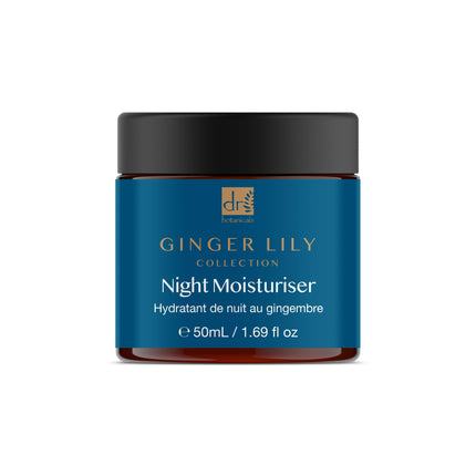 skinChemists US - Dr Botanicals Gingerlily Night Moisturiser 50ml Twin Value Savings Pack
