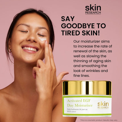 skinChemists US - Skin Research Activated EGF Day Moisturiser 50ml Twin Value Savings Pack