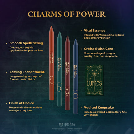Profusion Cosmetics - HP Dark Arts | Spells and Charms Liner Pencil Set