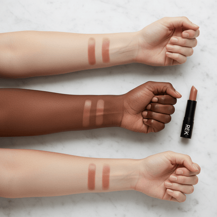 REK Cosmetics - Cream Lipstick Collection | REK Cosmetics | Creamy Satin Finish, Longwear Formula