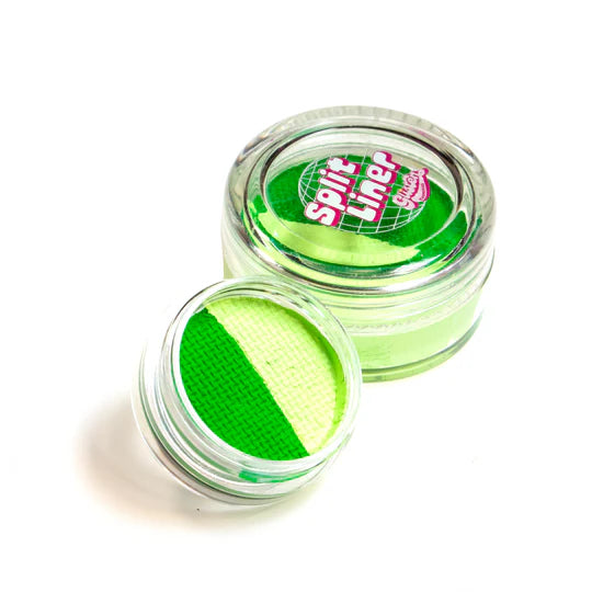 Glisten Cosmetics - Split Liner - Split Peas (UV Green) -  Large (10g)