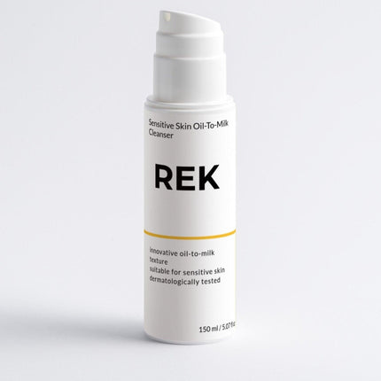 REK Cosmetics - Oil-To-Milk Cleanser – Sensitive Skin Formula