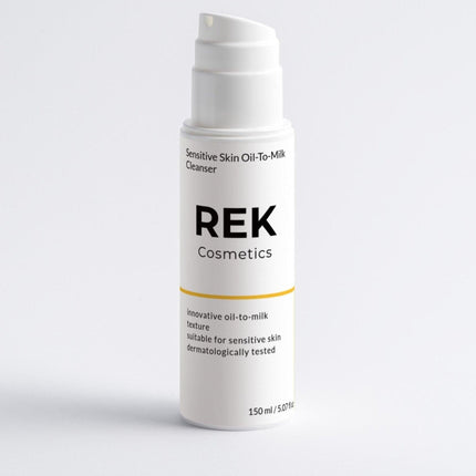 REK Cosmetics - Oil-To-Milk Cleanser – Sensitive Skin Formula