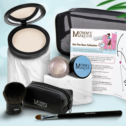 Mommy Makeup - Out The Door Collection | Travel-friendly, Multi-tasking,Talc-free Makeup Set