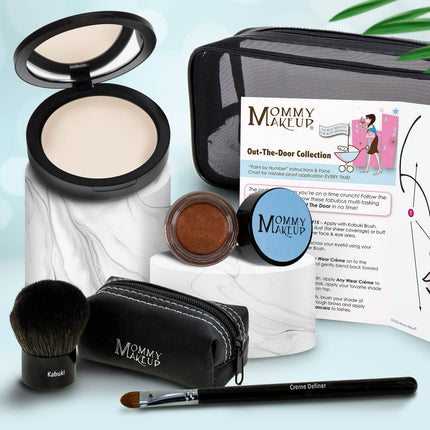 Mommy Makeup - Out The Door Collection | Travel-friendly, Multi-tasking,Talc-free Makeup Set