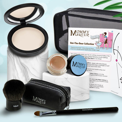 Mommy Makeup - Out The Door Collection | Travel-friendly, Multi-tasking,Talc-free Makeup Set