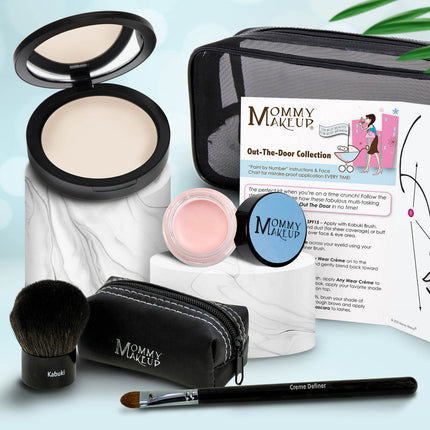 Mommy Makeup - Out The Door Collection | Travel-friendly, Multi-tasking,Talc-free Makeup Set