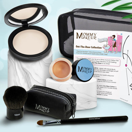 Mommy Makeup - Out The Door Collection | Travel-friendly, Multi-tasking,Talc-free Makeup Set