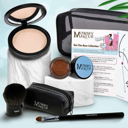 Mommy Makeup - Out The Door Collection | Travel-friendly, Multi-tasking,Talc-free Makeup Set