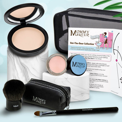 Mommy Makeup - Out The Door Collection | Travel-friendly, Multi-tasking,Talc-free Makeup Set