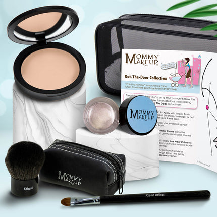 Mommy Makeup - Out The Door Collection | Travel-friendly, Multi-tasking,Talc-free Makeup Set