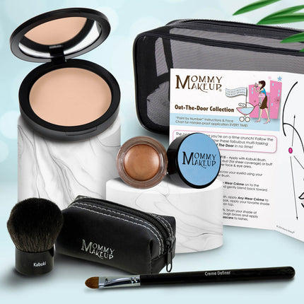 Mommy Makeup - Out The Door Collection | Travel-friendly, Multi-tasking,Talc-free Makeup Set