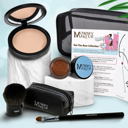 Mommy Makeup - Out The Door Collection | Travel-friendly, Multi-tasking,Talc-free Makeup Set