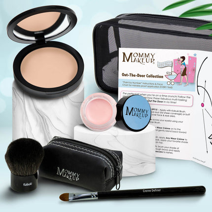 Mommy Makeup - Out The Door Collection | Travel-friendly, Multi-tasking,Talc-free Makeup Set
