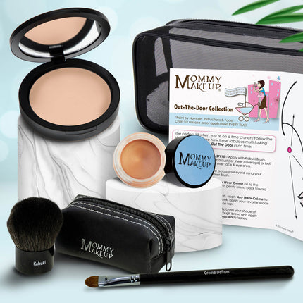 Mommy Makeup - Out The Door Collection | Travel-friendly, Multi-tasking,Talc-free Makeup Set