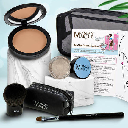 Mommy Makeup - Out The Door Collection | Travel-friendly, Multi-tasking,Talc-free Makeup Set