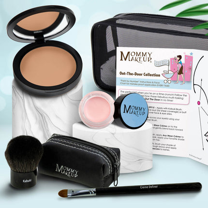 Mommy Makeup - Out The Door Collection | Travel-friendly, Multi-tasking,Talc-free Makeup Set