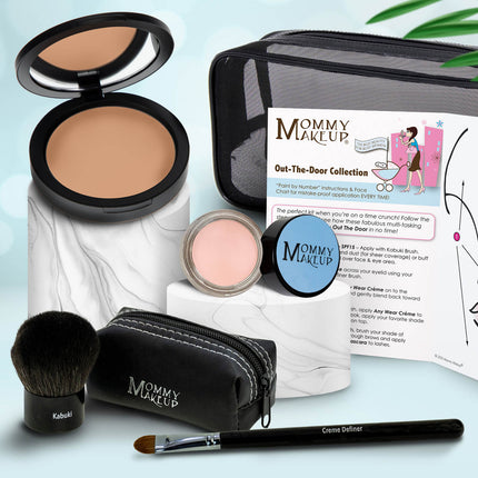 Mommy Makeup - Out The Door Collection | Travel-friendly, Multi-tasking,Talc-free Makeup Set