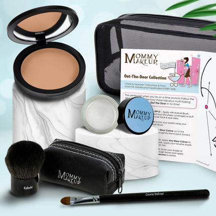 Mommy Makeup - Out The Door Collection | Travel-friendly, Multi-tasking,Talc-free Makeup Set