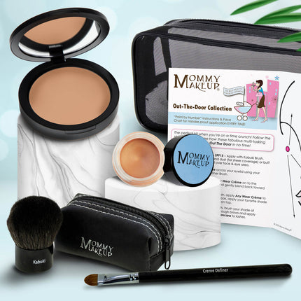 Mommy Makeup - Out The Door Collection | Travel-friendly, Multi-tasking,Talc-free Makeup Set