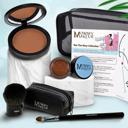 Mommy Makeup - Out The Door Collection | Travel-friendly, Multi-tasking,Talc-free Makeup Set