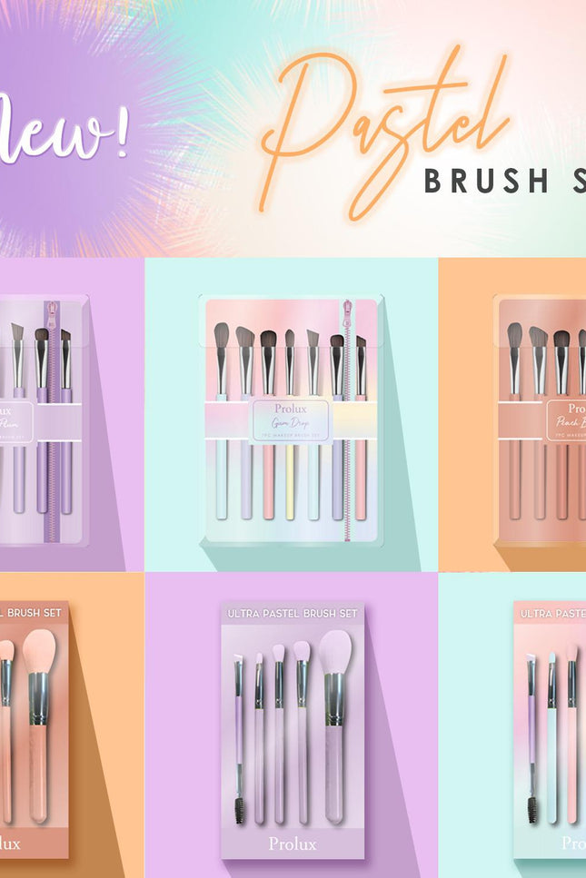 Prolux Cosmetics - Ultra Pastel Brush Set