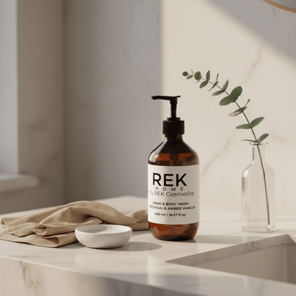 REK Cosmetics - Patchouli & Amber Vanilla Hand & Body Wash