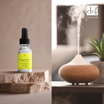 skinChemists US - Peaceful & Serene Bergamot & Rose Diffuser Oil 15ml