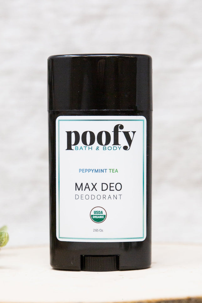 Poofy Organics - MAX DEO Peppymint Tea Deodorant Organic
