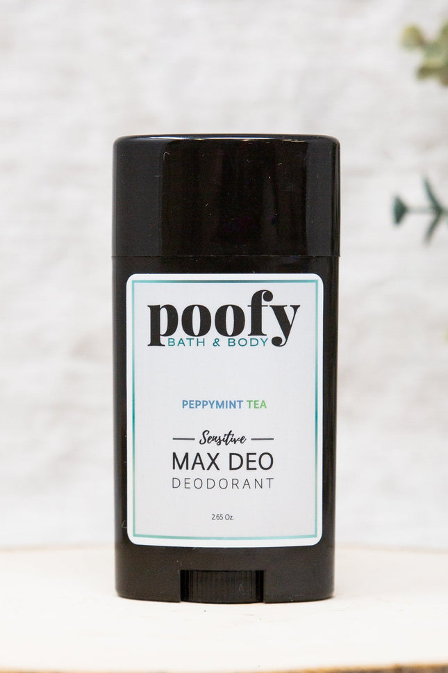 Poofy Organics - MAX DEO Sensitive Peppymint Tea Deodorant
