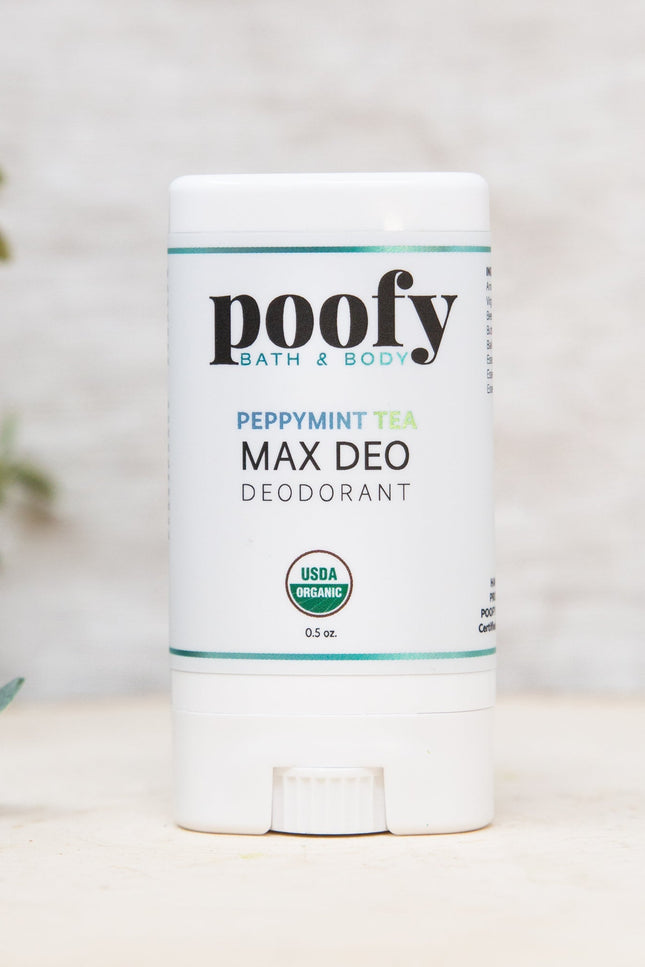 Poofy Organics - Max Deo Peppymint Tea Deodorant Organic – Travel