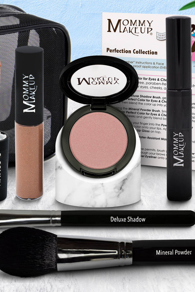 Mommy Makeup - The Perfection Collection | Customizable, Talc-free, Silicone-free Makeup Set - Select Your Own Shades