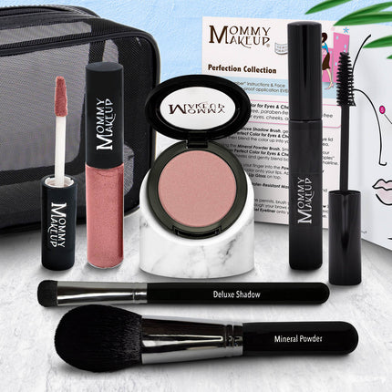 Mommy Makeup - The Perfection Collection | Customizable, Talc-free, Silicone-free Makeup Set - Select Your Own Shades