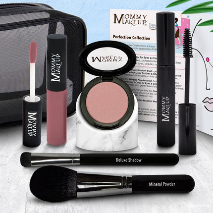 Mommy Makeup - The Perfection Collection | Customizable, Talc-free, Silicone-free Makeup Set - Select Your Own Shades