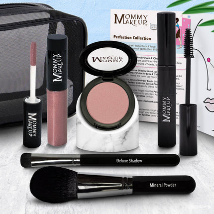 Mommy Makeup - The Perfection Collection | Customizable, Talc-free, Silicone-free Makeup Set - Select Your Own Shades