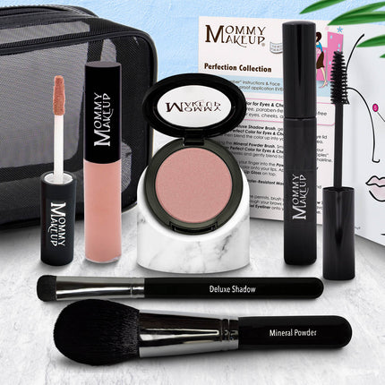 Mommy Makeup - The Perfection Collection | Customizable, Talc-free, Silicone-free Makeup Set - Select Your Own Shades