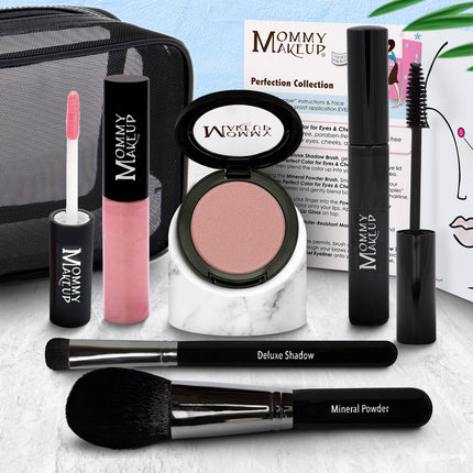 Mommy Makeup - The Perfection Collection | Customizable, Talc-free, Silicone-free Makeup Set - Select Your Own Shades